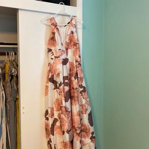 Never before worn eShakti long dress with pockets.Great for prom or formal event